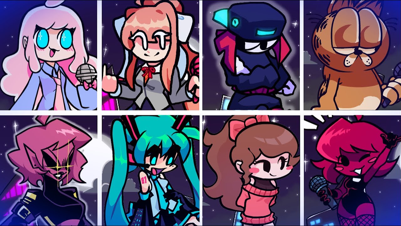 Neo Satin Panties But Different Characters Sing It 🎶 (FNF But Everyone Sing it)