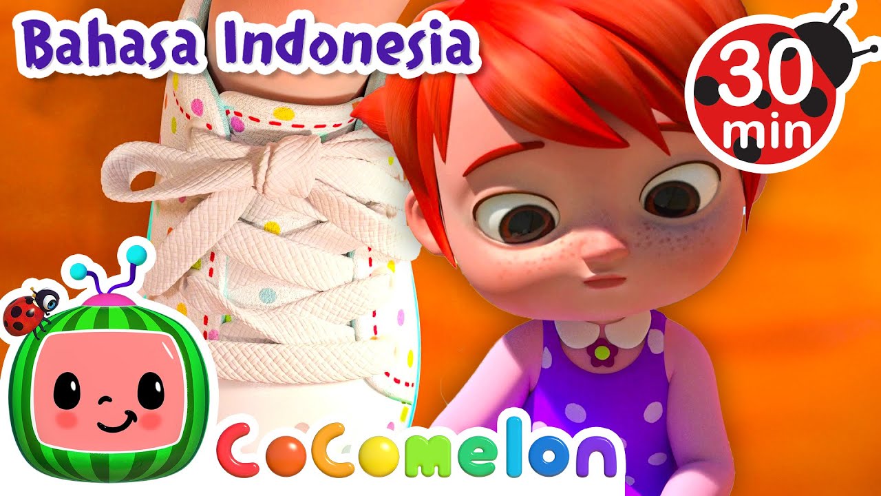 Mengikat Sepatumu | CoComelon | Kartun dan Lagu Anak | Moonbug Kids Indonesia | Nursery Rhymes