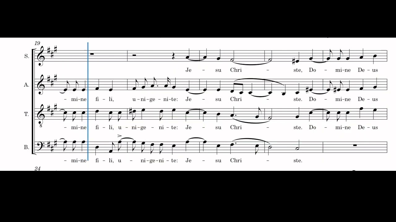 Gloria - Missa Secunda - Tenor | Hans Leo Hassler