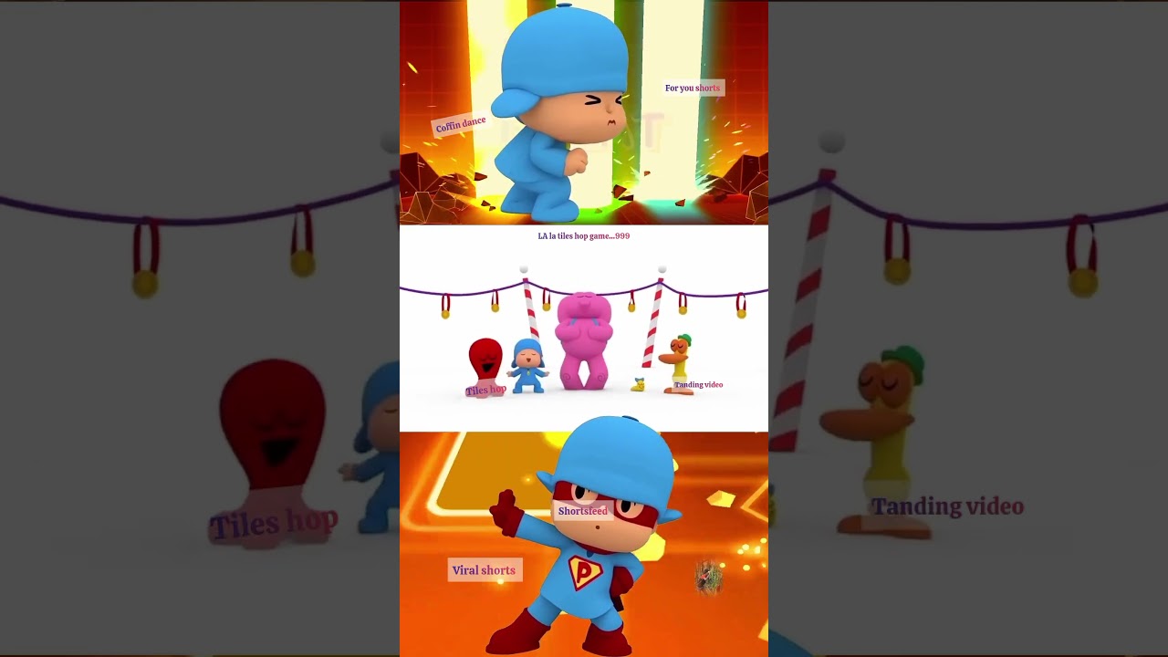 D Billion Cha Cha Chu - Blippi Coffin Dance Tiles hop #tileshop​ #coffindance​ #youtubelibrarymusic​