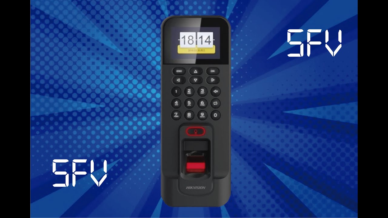 Control de Acceso y Asistencia por Huella y RFID modelo DS-K1T804EF Hikvisión