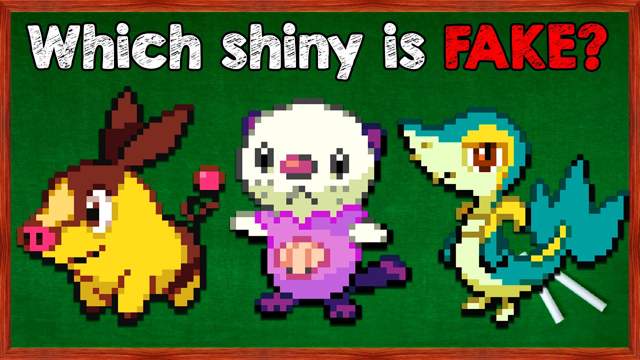 Find The Fake Shiny Pokemon - Unova Region!