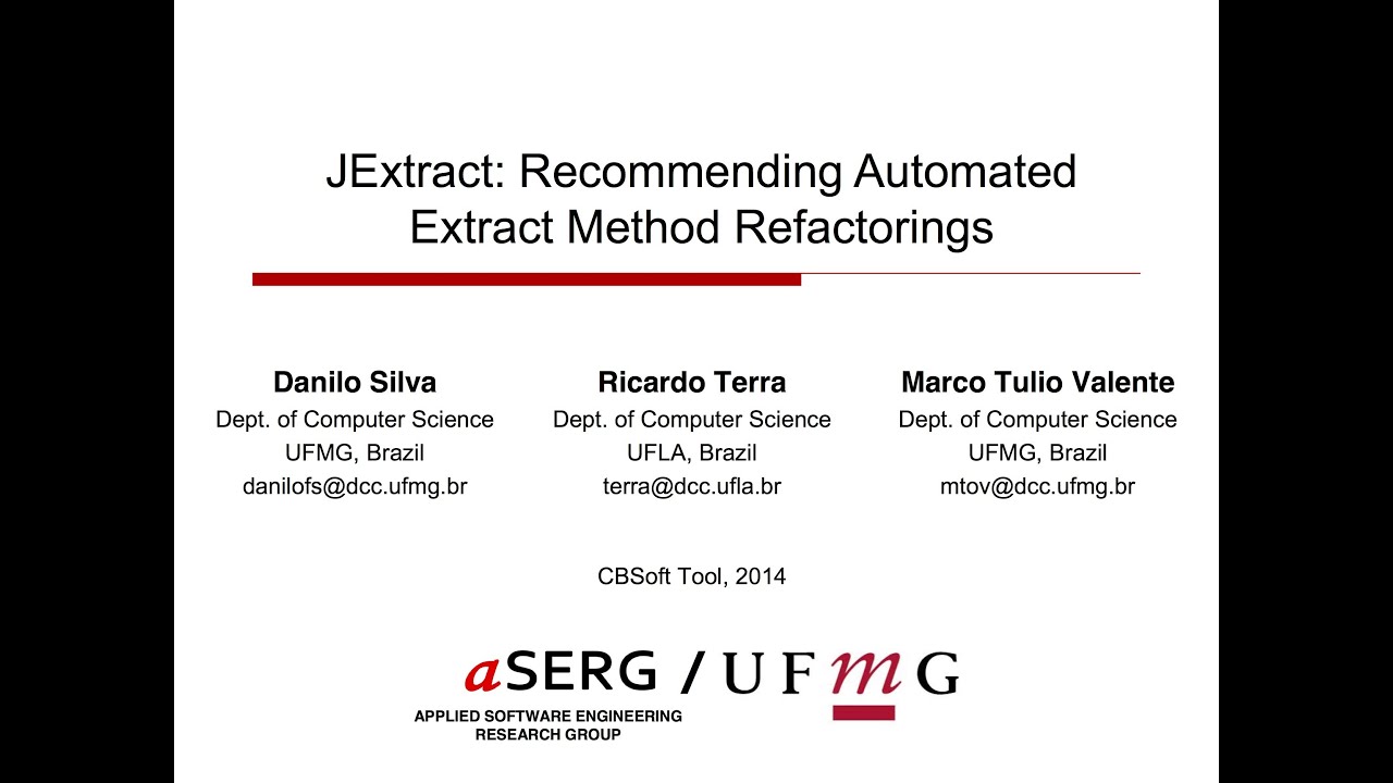 CBSoft Tool'14 - JExtract