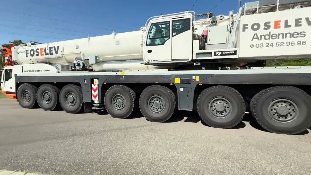 Ripage et mise en place de la grue 450T Sous Station  Geispolsheim