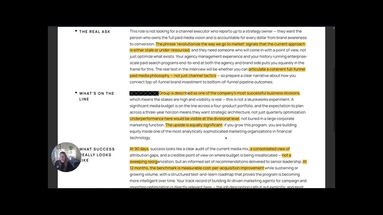 Decoding a Fortune 500 B2B Paid Media Job