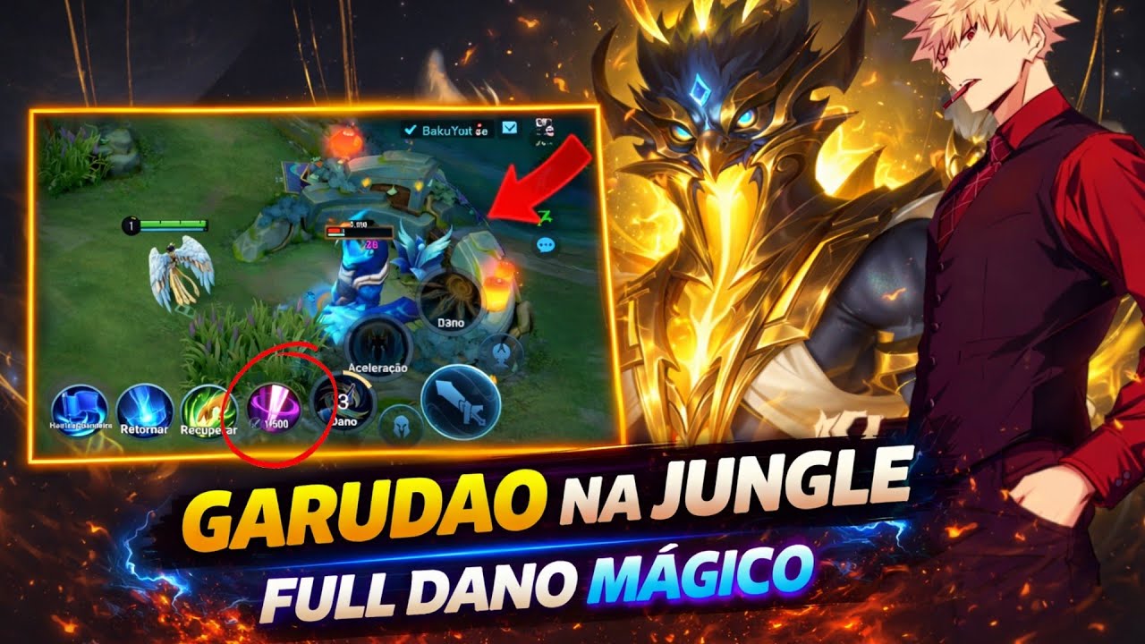 GARUDA É O PIOR HEROI DE SE JOGAR NA JUNGLE | HONOR OF KINGS GARUDA