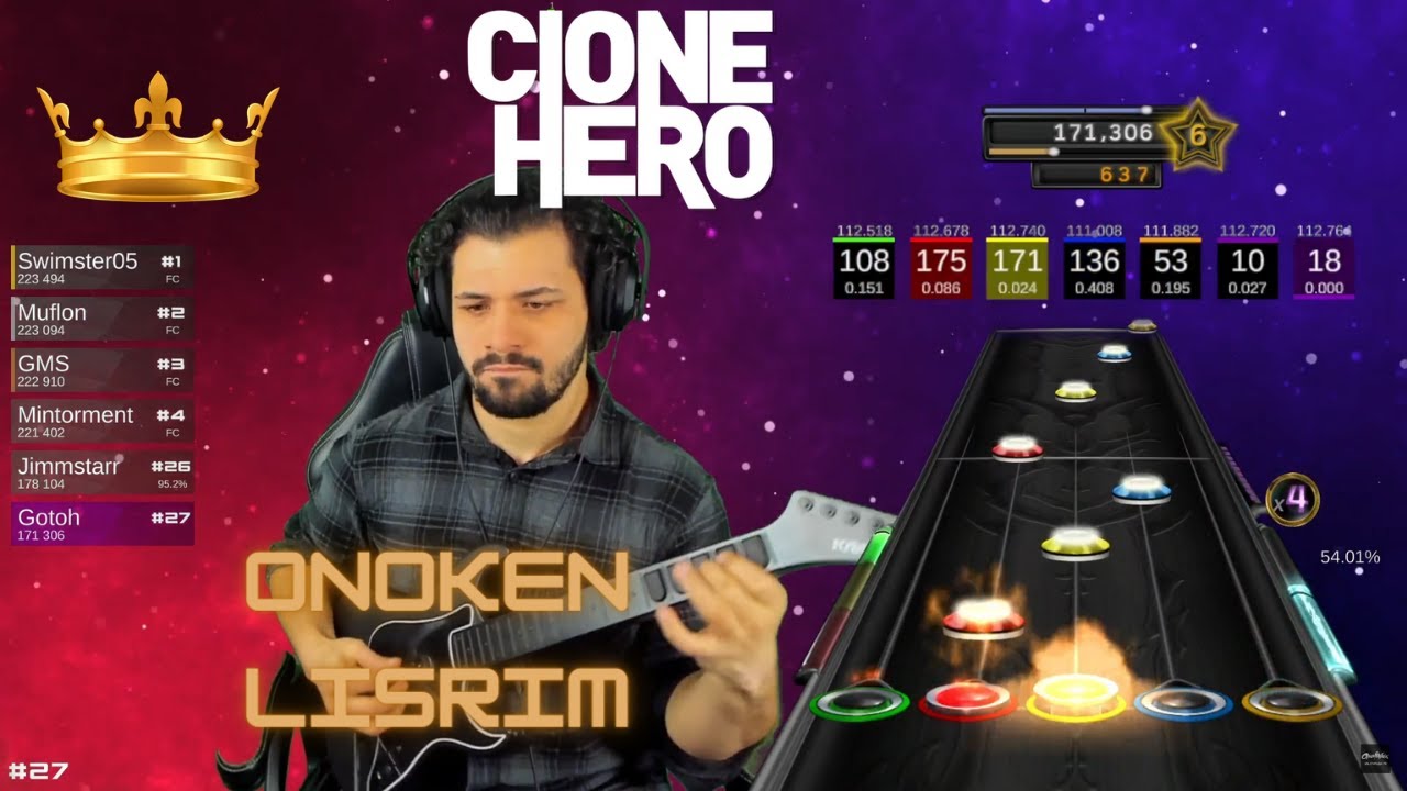 Lisrim - Onoken 🔫 (Full Combo🏆) Clone Hero🎸