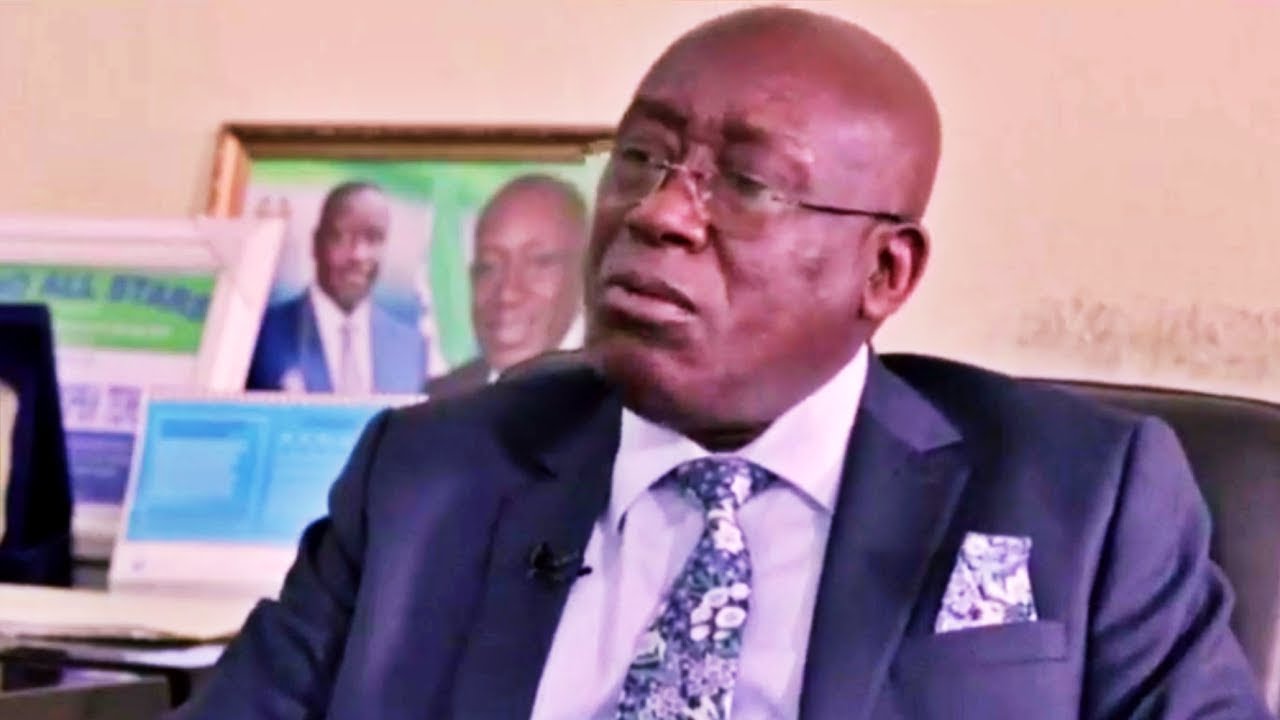 Dr Bonopha Tengbe Minister Of Water Resources And Abdul M. Fatoma - Sierra Network Wan Pot
