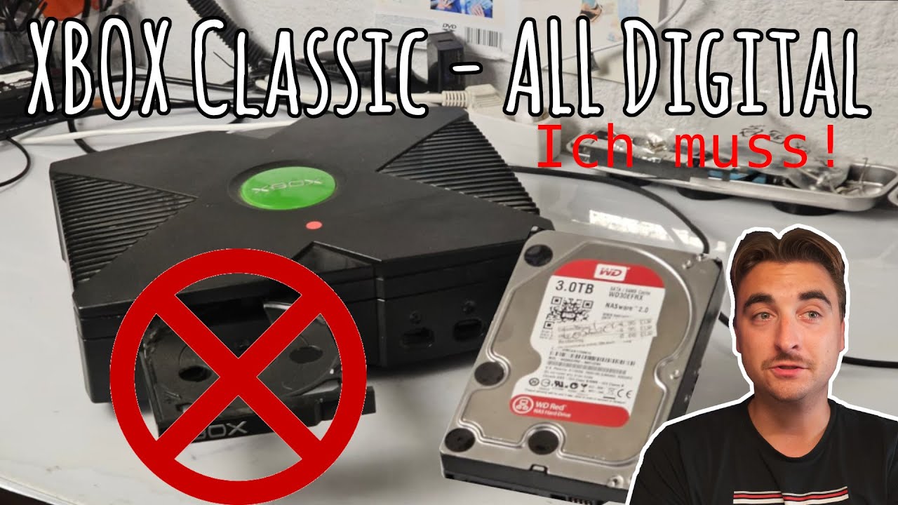 Ich wurde GEZWUNGEN, eine XBOX Classic ALL-DIGITAL zu bauen