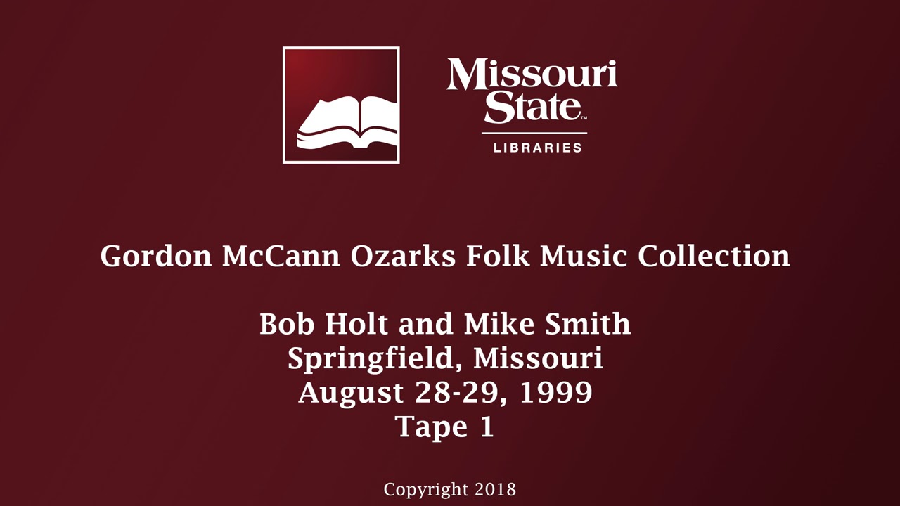 McCann: Bob Holt and Mike Smith, August 28-29, 1999