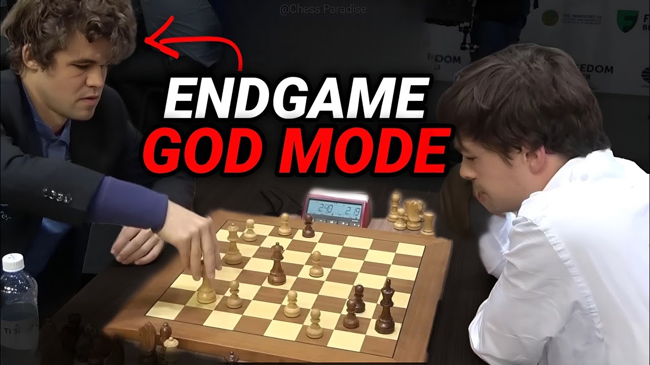 The Moment Magnus Carlsen Activates Endgame GOD MODE! 🤯