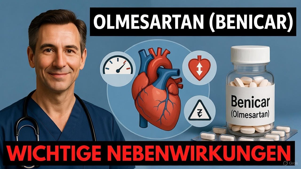 Olmesartan (Benicar): Wirkung, richtige Einnahme & wichtige Nebenwirkungen erklärt!