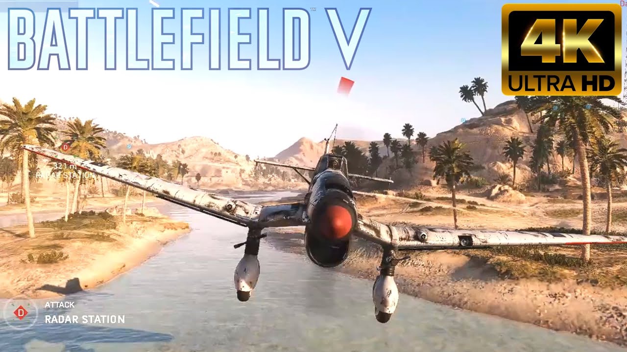 1000kg STUKA Dive Bombing - BFV Gameplay [4K ULTRA]