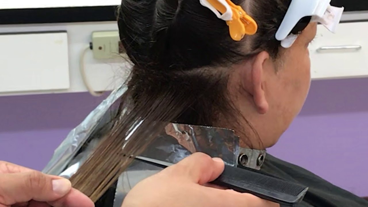 Foilyage* paso a paso   (Balayage#) parte #1