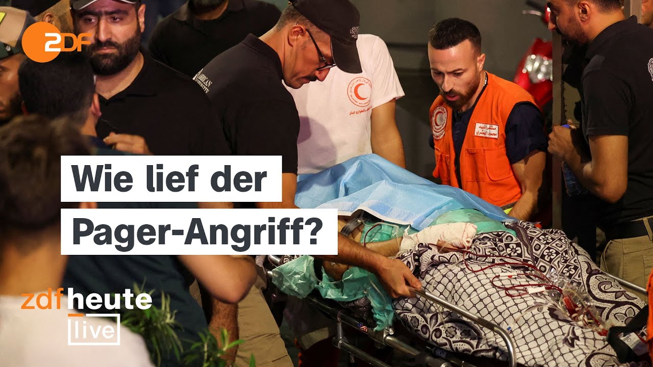 Erst Pager, jetzt Walkie Talkies: Neue Explosions-Welle trifft Hisbollah im Libanon | ZDFheute live