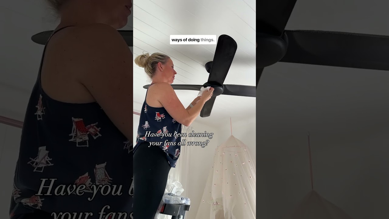 Deep cleaning tips part one: ceiling fans #home #diy #homedecor #cleaning