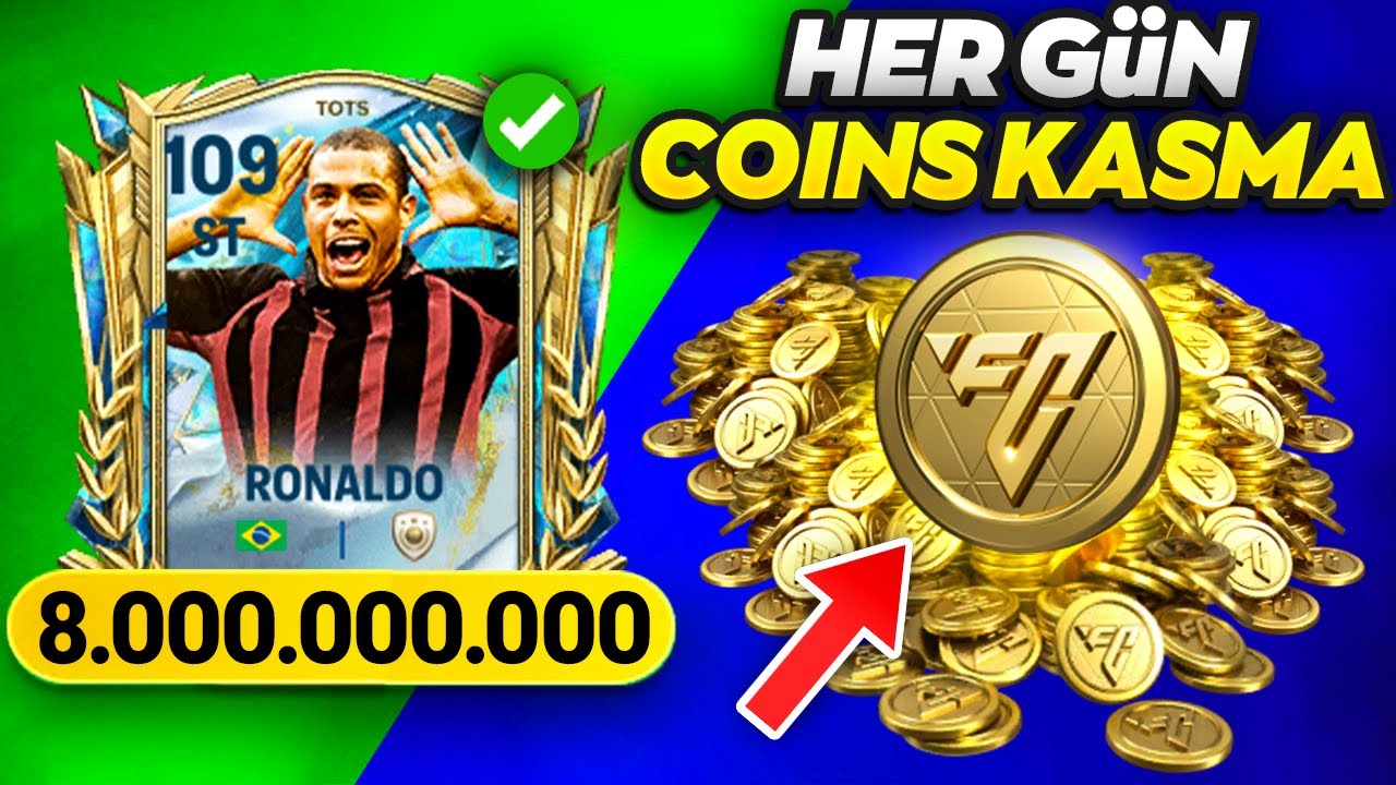 EN İYİ VE TEK G&Uuml;NCEL COINS KASMA TAKTİĞİ ! HER G&Uuml;N BEDAVA MİLYARLARCA COINS FIRSATI KOLAY FC Mobile