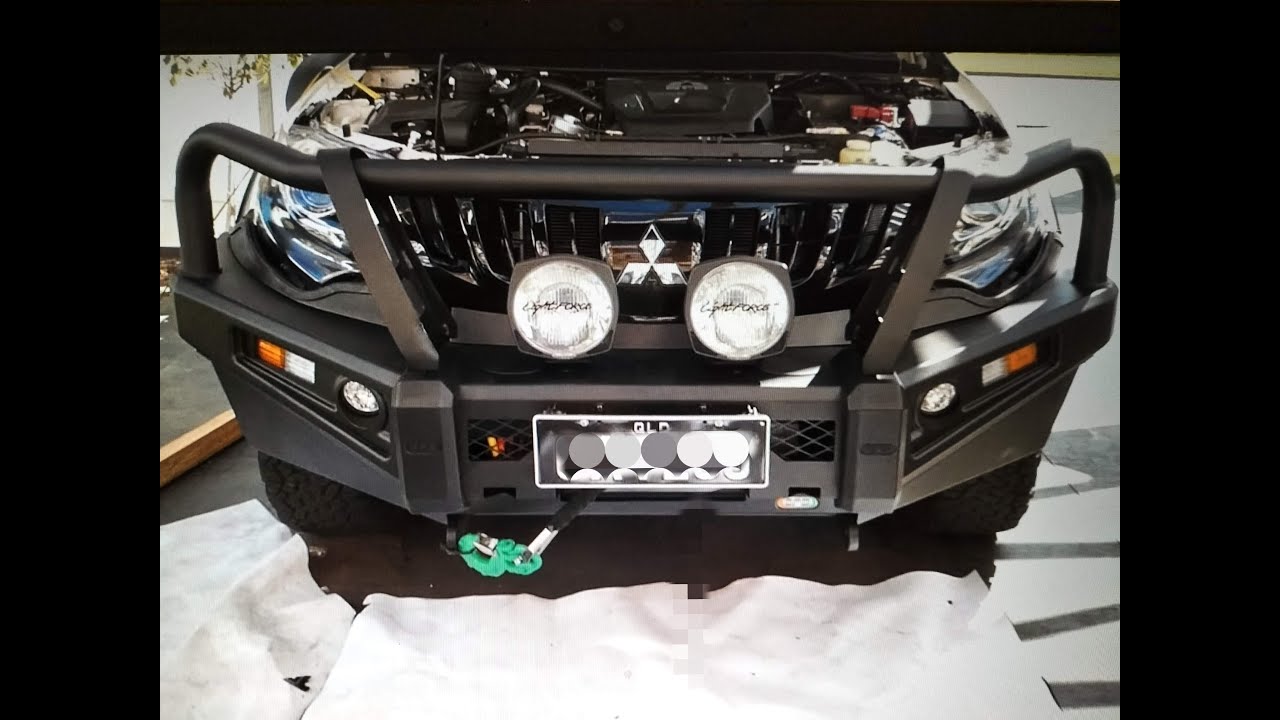 MQ TRITON EFS PIONEER BULLBAR INSTALLATION