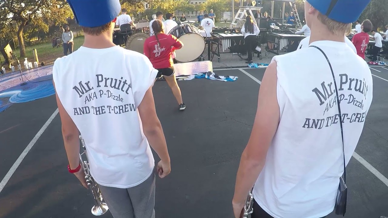 Hebron Highschool Band 2021 Trumpet Cam - Penstriped