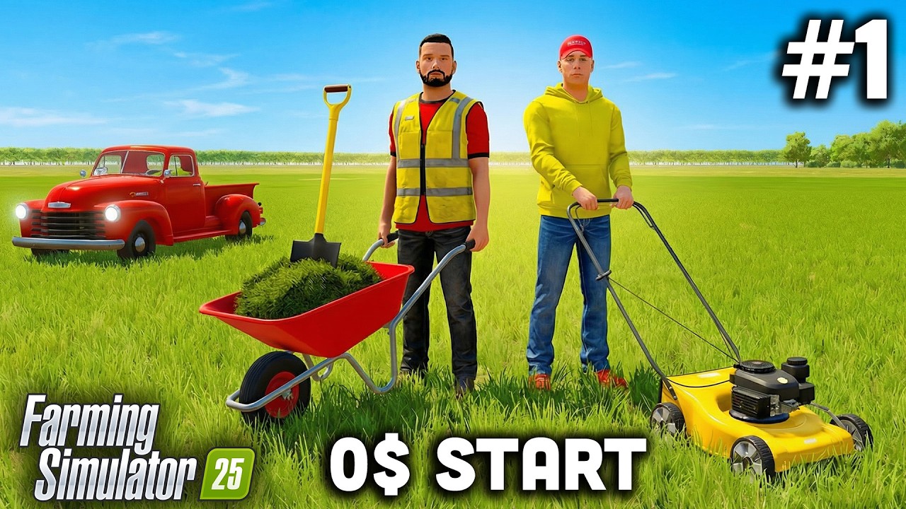 $0 START: Building a Farming Empire on a Flat Map with @FarmingGenius 🚜 #1