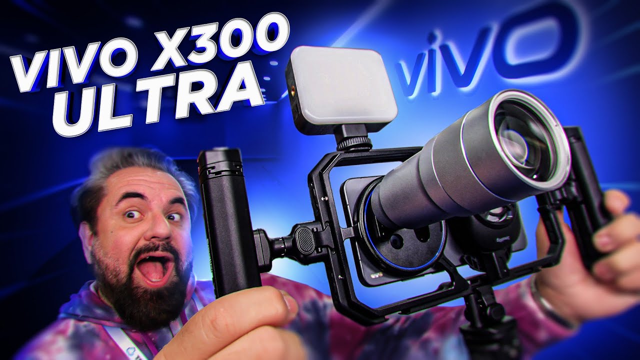 Ele vira uma CÂMERA de CINEMA: Vivo X300 Ultra