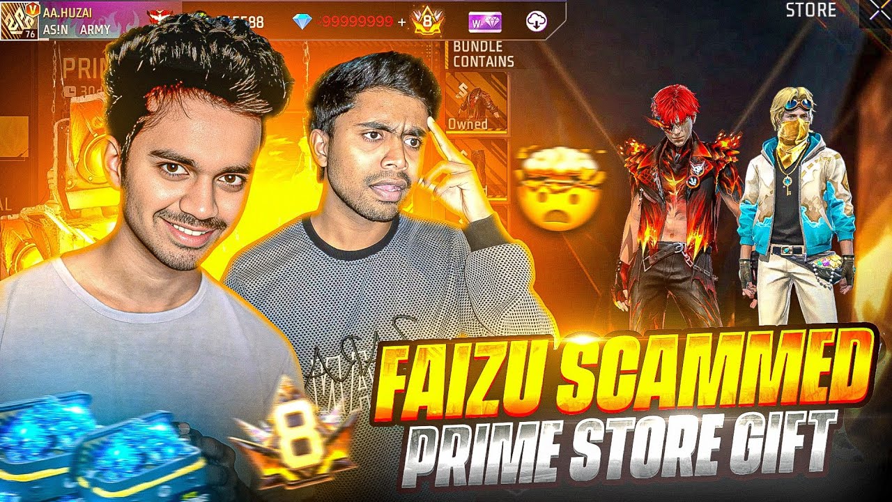 Prime Store Gift Scammed 😱 Faizu Scammed My Id 😭 Helping The Poor Is My Passion - Garena Free Fire