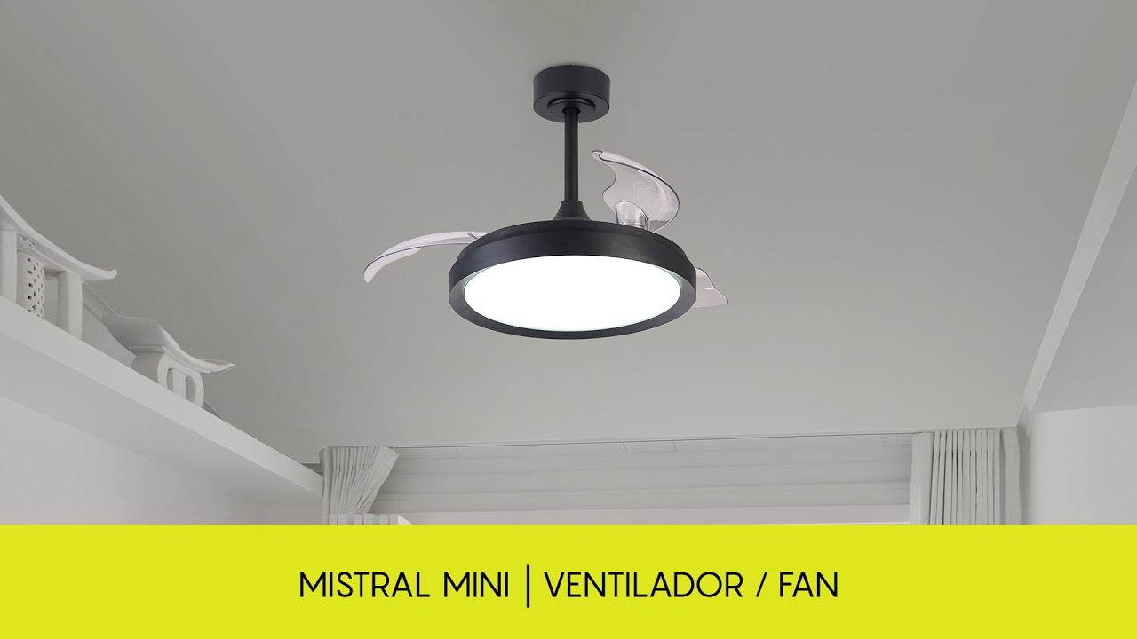 MISTRAL MINI │ Ventilador Con Aspas Desplegables - Retractable Blades Fan │ USO - USAGE