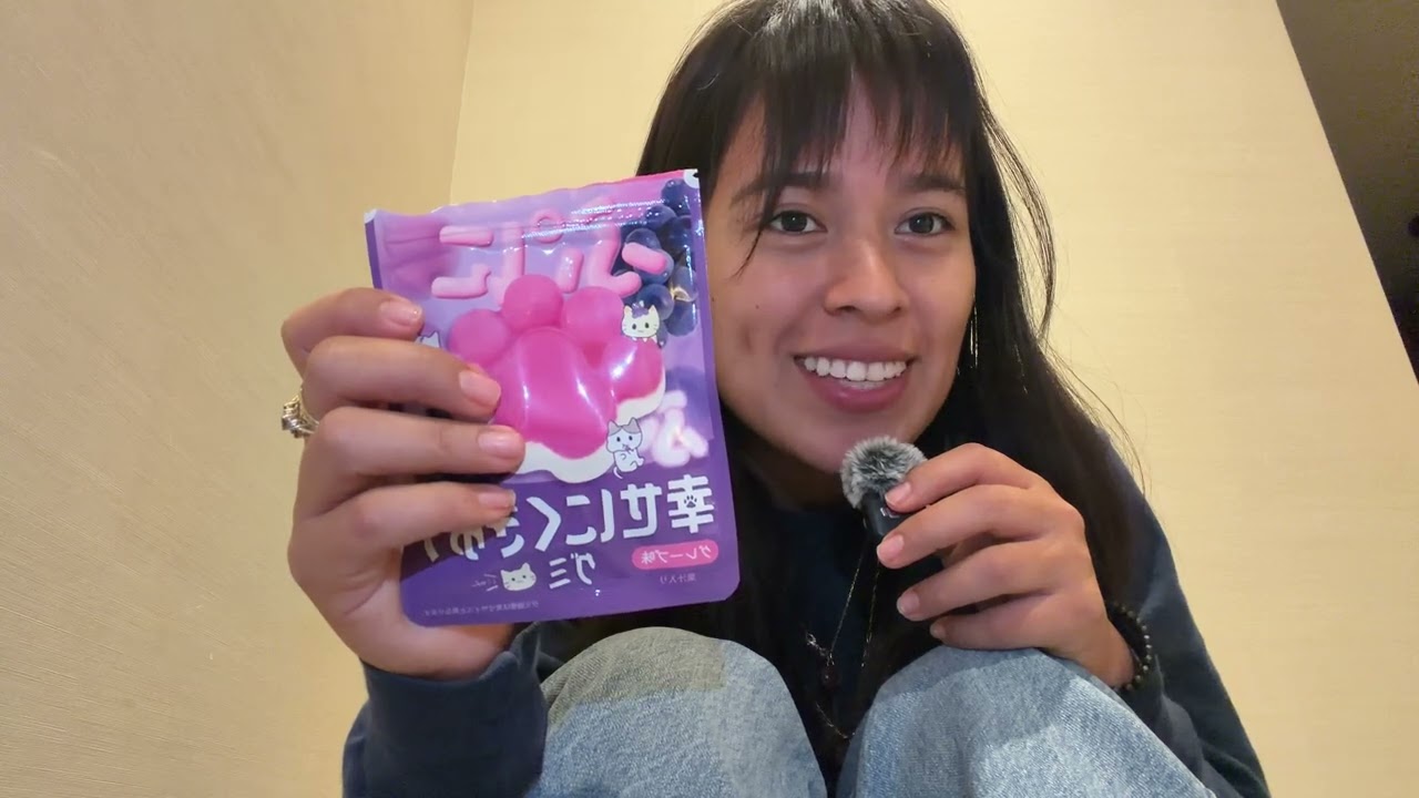 ASMR (eating sounds) comiendo dulces Japoneses 🍬🇯🇵