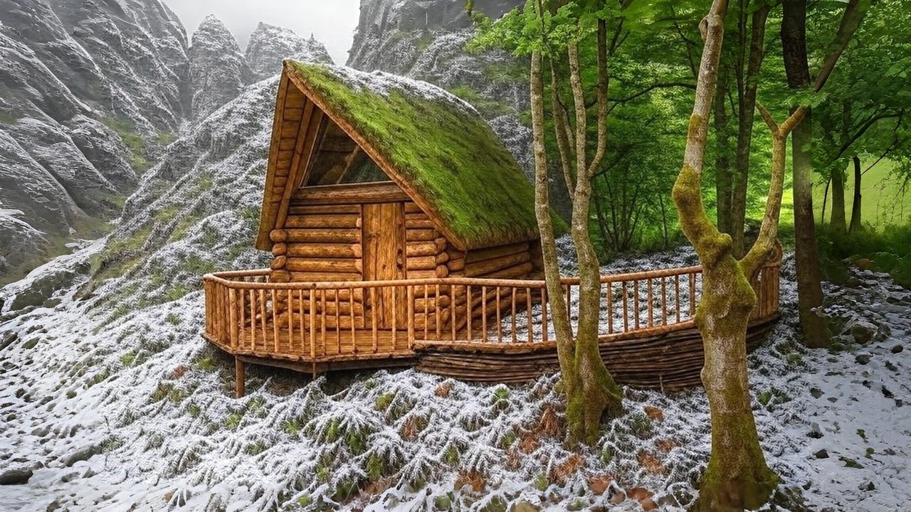 Log Cabin in Remote Wilderness: Ultimate Off-Grid Life 2025