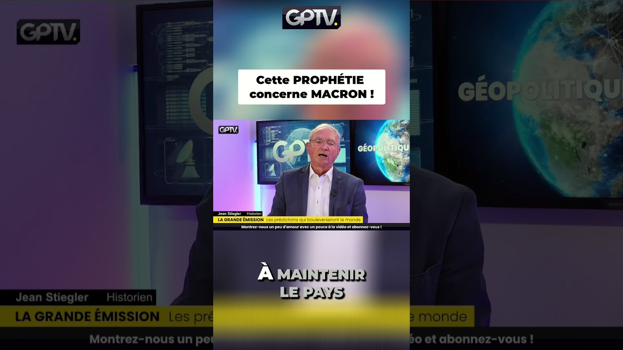🫥 Cette PROPHÉTIE concerne MACRON !
