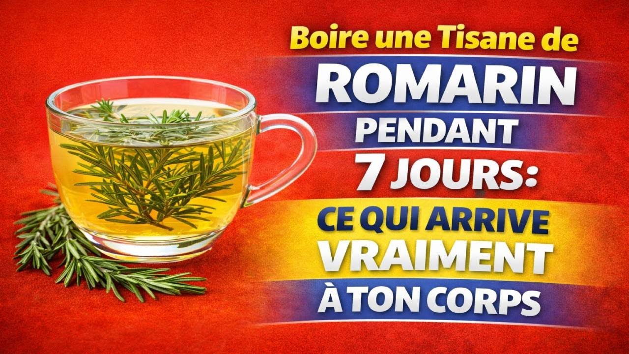 Boire une Tisane de Romarin Pendant 7 Jours : Ce Qui Arrive Vraiment &agrave; Ton Corps