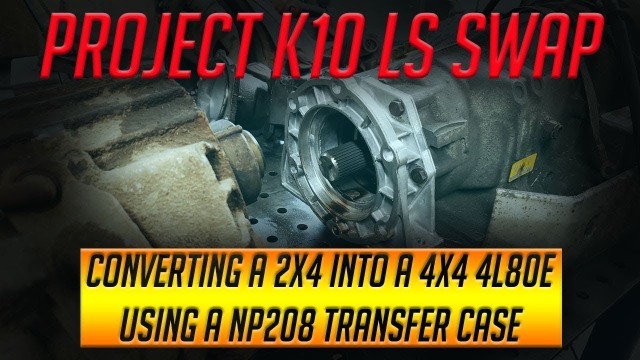 Проект замены LS на Chevrolet K10 1984 года, часть 4 (соединение 4L80E 2x4 с раздаточной коробкой...