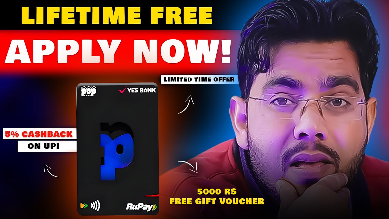 Yes Bank Pop Club Rupay Credit Card 💳 10% Cashback & Lifetime Free!