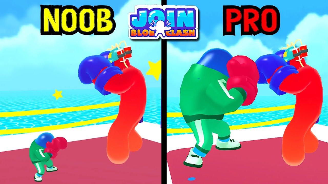 NOOB vs PRO in JOIN BLOB CLASH 3D