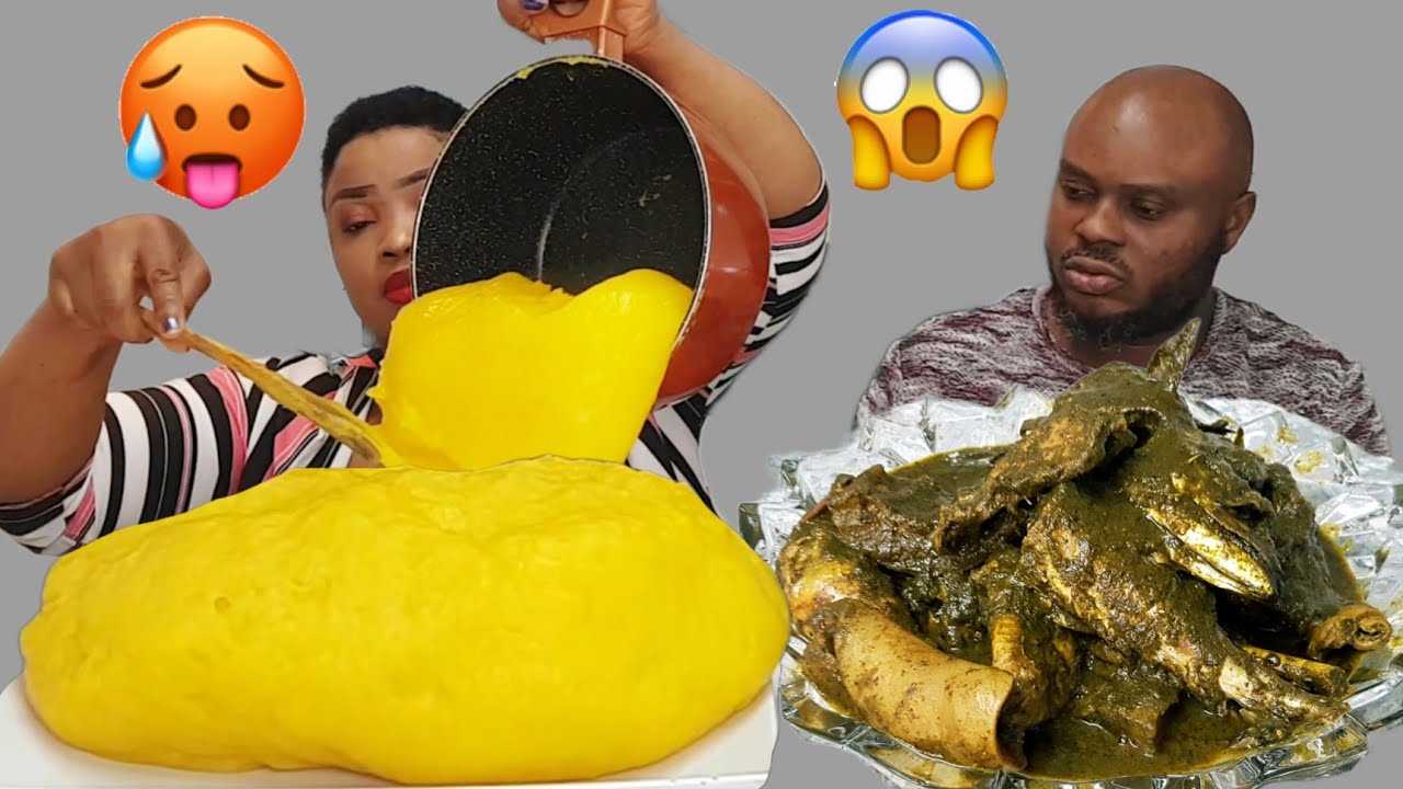 OMG MY HUSBAND FIGHT ME BECUASE OF THE BLACK SOUP THAT I MADE | DELICIOUS BLACK SOUP & STARCH