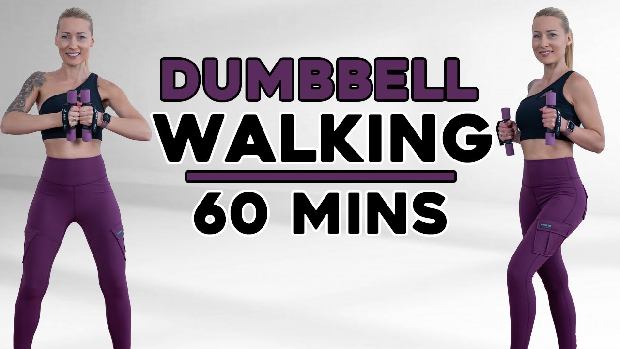 🔥60 Min Full Body Fat Burning 🔥 Workout with Dumbbells | Knee Friendly🔥