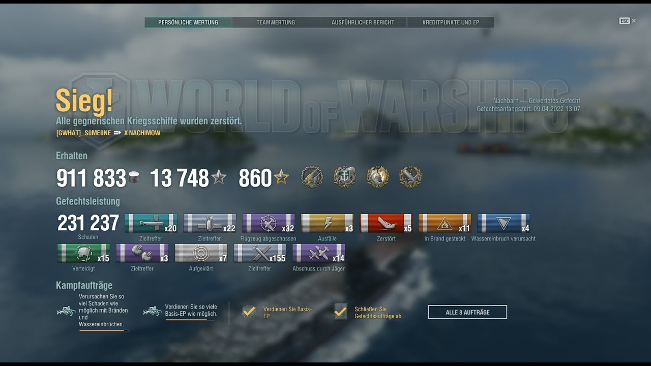WOWS Ranked Gold League CV Nachimov - 1 vs 5 - GWHAT!