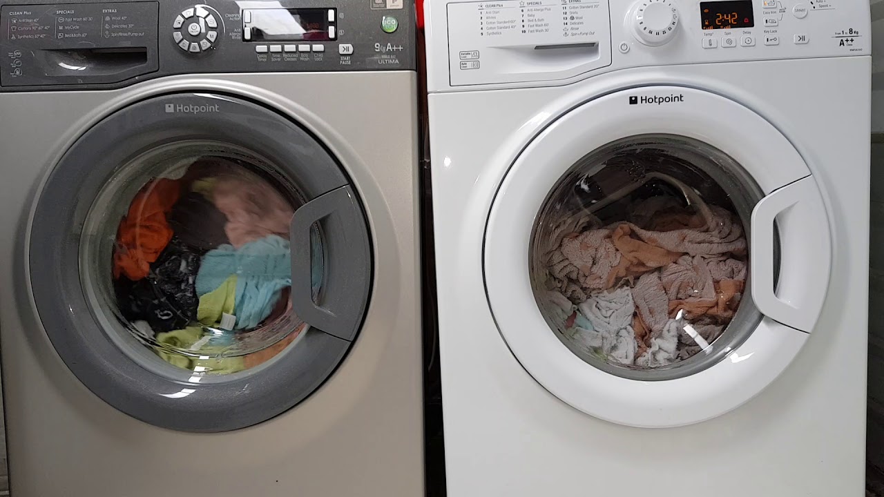 Hotpoint vs Hotpoint - Cotton 90c performance+/ super wash, extra rinse - 2/7