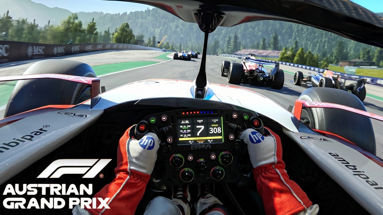 POV: Racing Lewis Hamilton's Ferrari at the Austrian GP! 🇦🇹