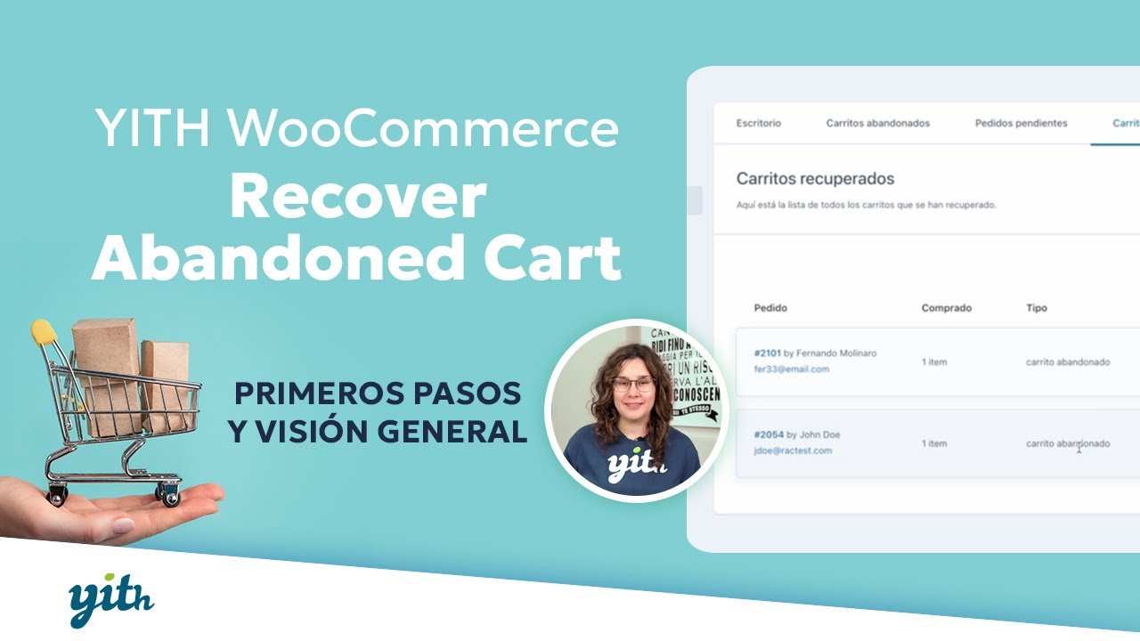 Primeros pasos y visión general - YITH WooCommerce Recover Abandoned Cart