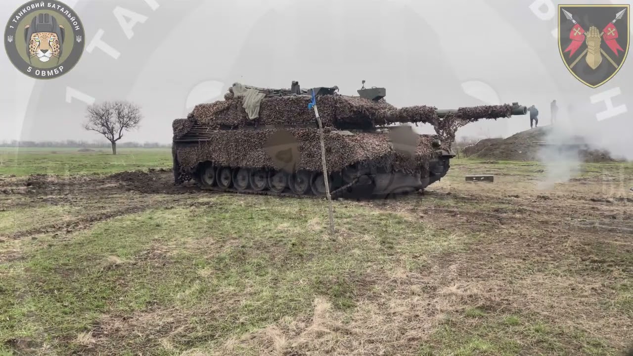 Вивірка гармати танка Leopard1A5 1 танкового батальйону 5 ОВМБр