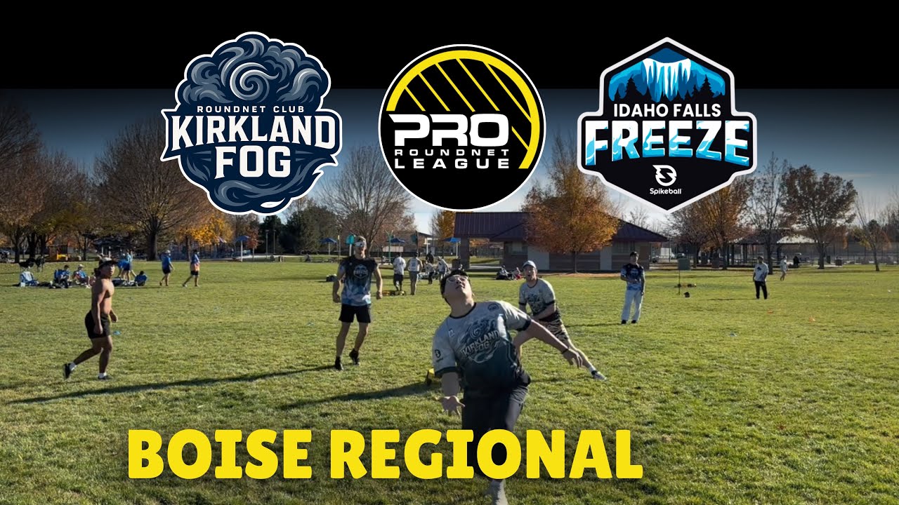 Kirkland Fog vs IdahoFalls Freeze - Pro Roundnet Boise Regional : Zach/Richard vs Harold/Justin