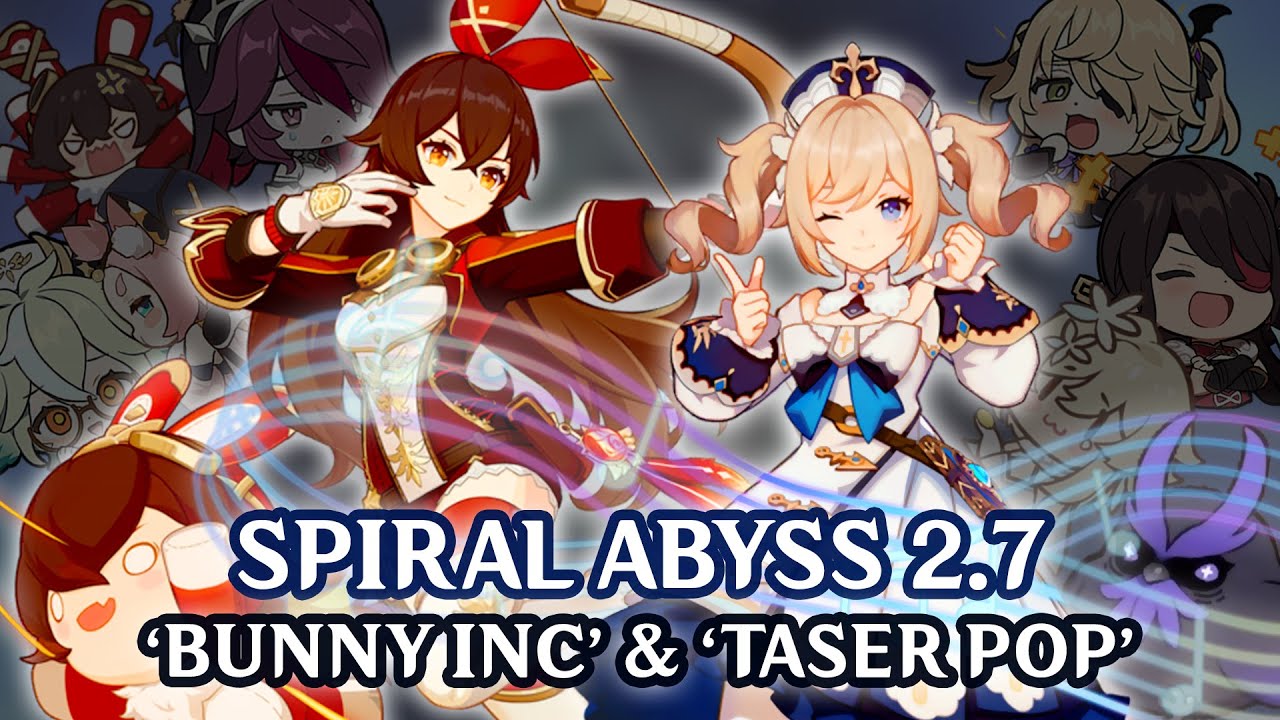 36 Stars! Main DPS Amber and Barbara! | Genshin Spiral Abyss 2.7