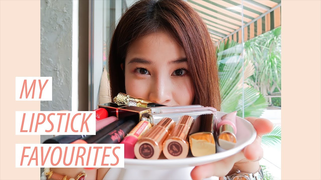 ลิปในตำนาน!!! สีเดียวกับซีรีย์เรื่องต่างๆที่ฝนเล่น | Sananthachat