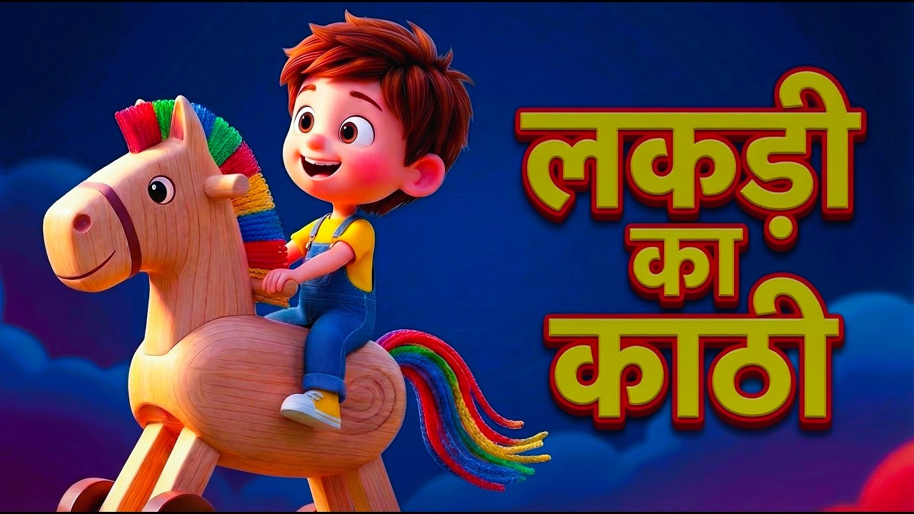 Lakdi ki kathi (लकड़ी की काठी)+ Many More Fun Hindi Rhymes For Kids | Little Lark Land