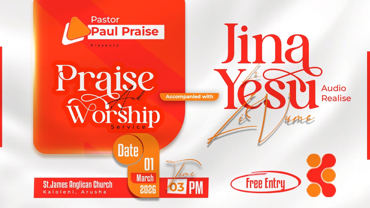 IBADA YA JINA LA YESU LIVUME PAMOJA NA KUSIFU NA KUABUDU