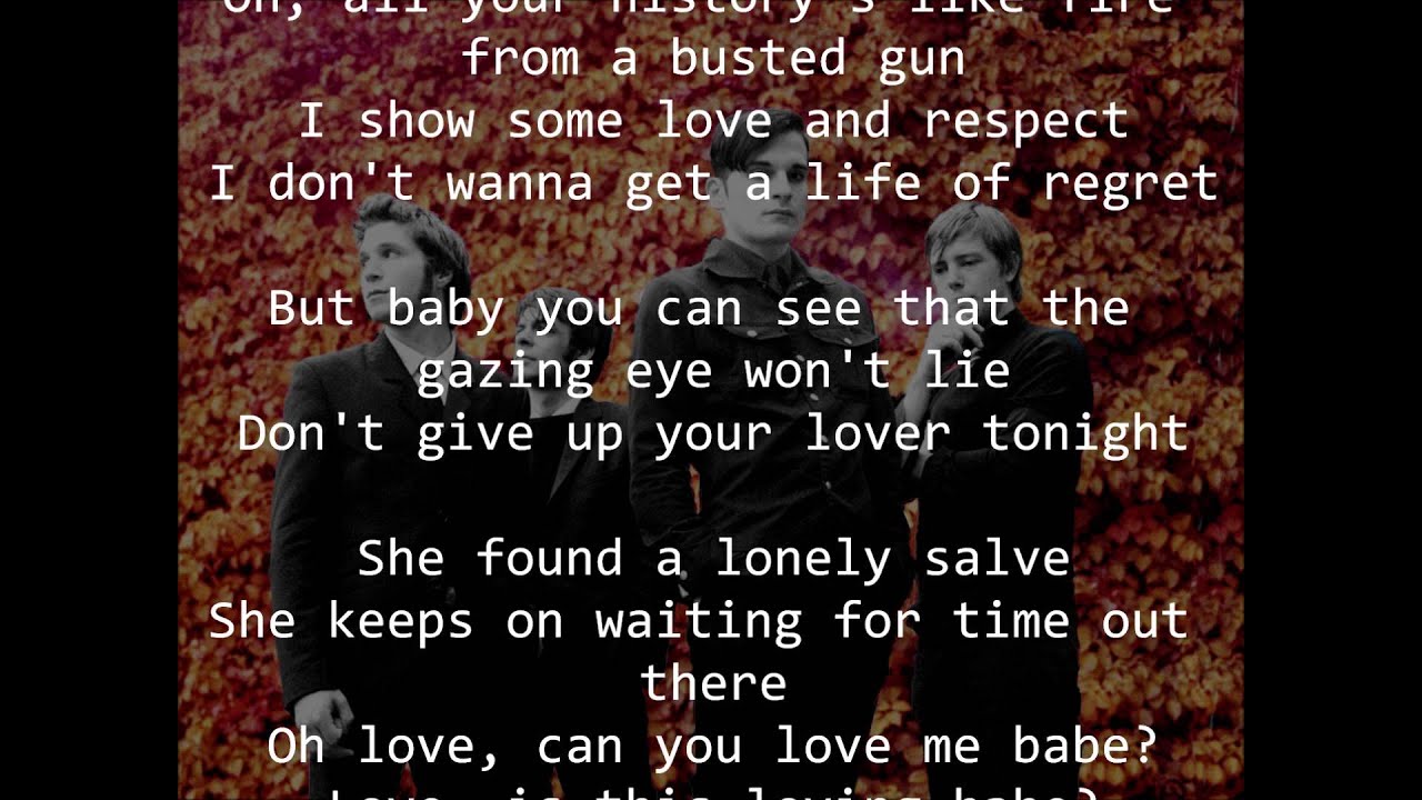 NARC by Interpol Lyrics on Screen