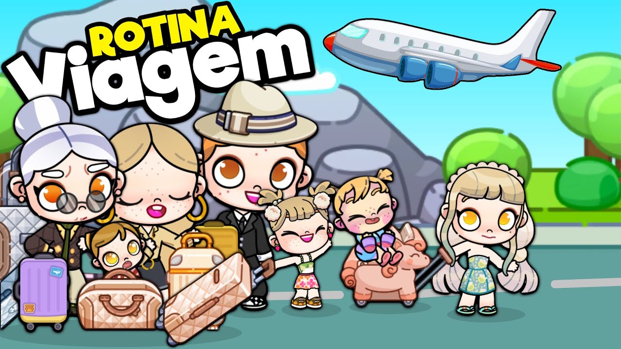 ROTINA VIAGEM DE FÉRIAS COM A FAMÍLIA ✈|  HISTORINHA AVATAR WORLD
