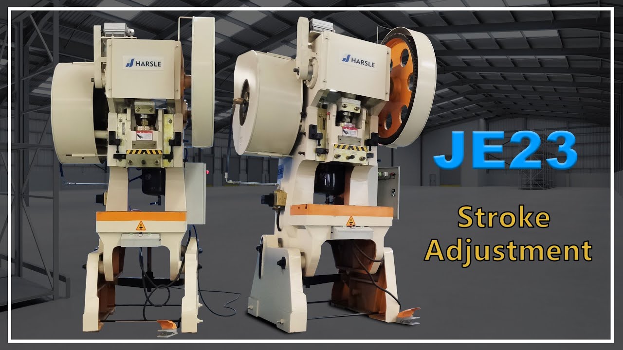 JE23-25T and 40T Eccentric Press punch with Stroke Adjustment, Power press with pneumatic clutch