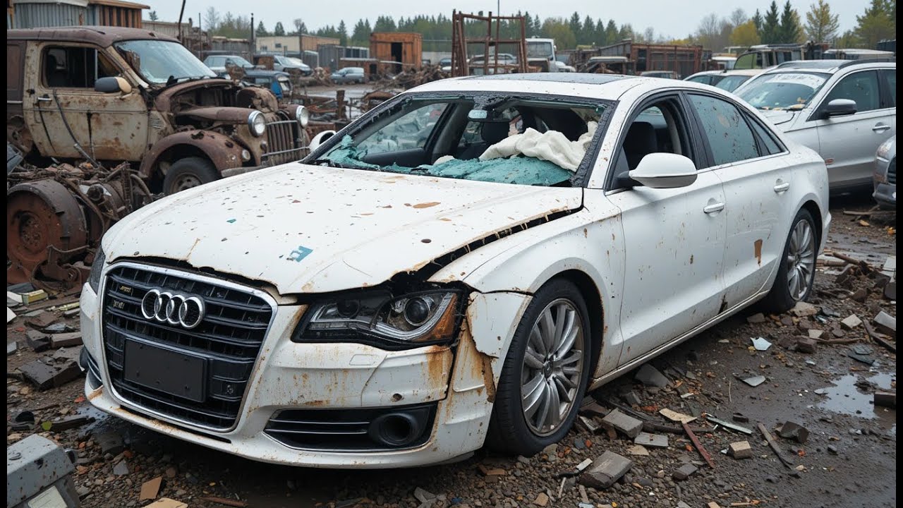 Audi A8 Reborn – From Scrap Heap to “Speed Demon”
